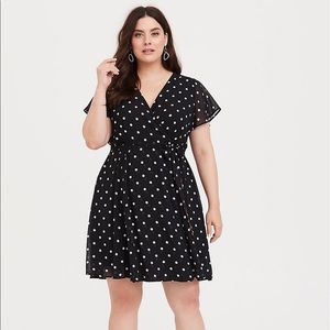 Torrid Plus Size Minnie Mouse Polka Dot Dress